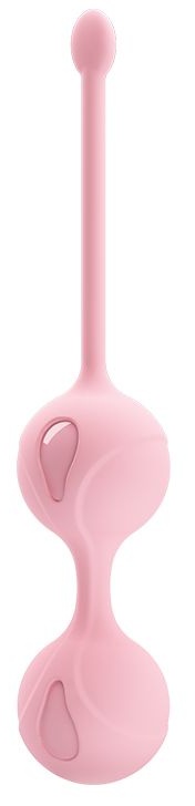 Нежно-розовые вагинальные шарики Kegel Tighten Up I