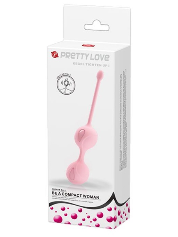 Нежно-розовые вагинальные шарики Kegel Tighten Up I