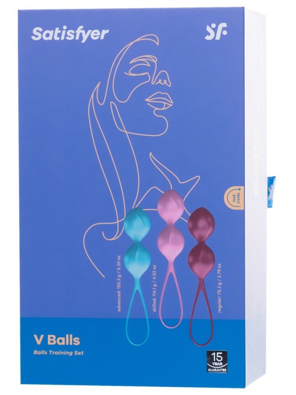 Набор из 3 двойных вагинальных шариков Satisfyer V Balls