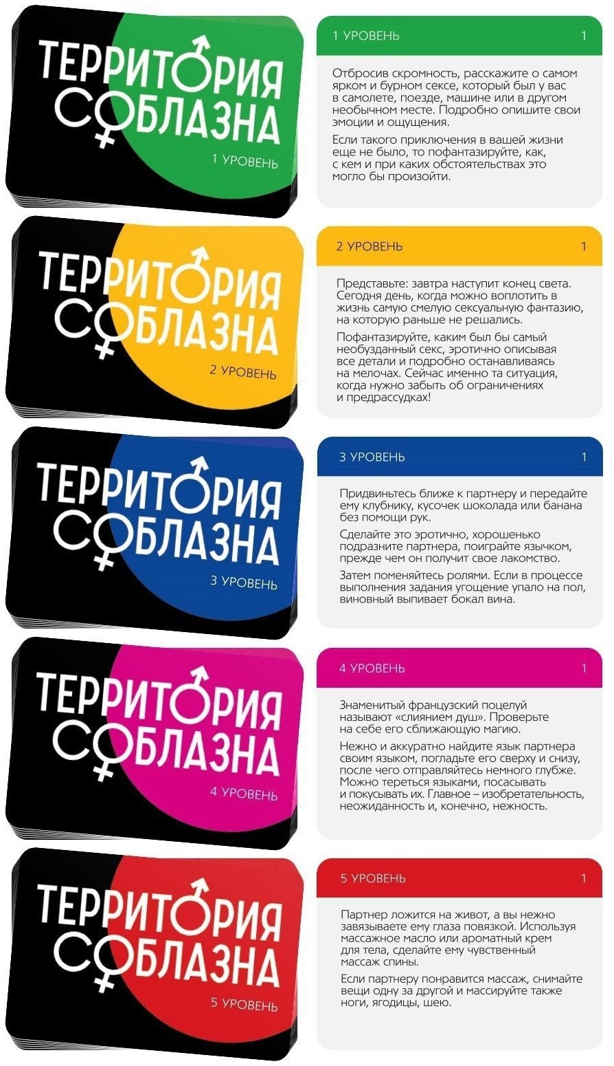 Игра для двоих «Территория соблазна. Тайные фантазии»