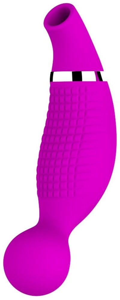 Двусторонний стимулятор Romance Pecker - с вибрацией и функцией всасывания