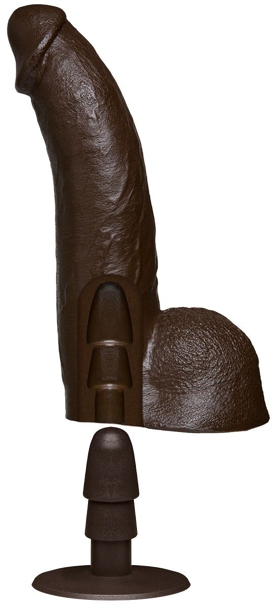 Реалистичный фаллоимитатор Mr. Marcus  9  R5 Cock & Balls - 22,86 см.