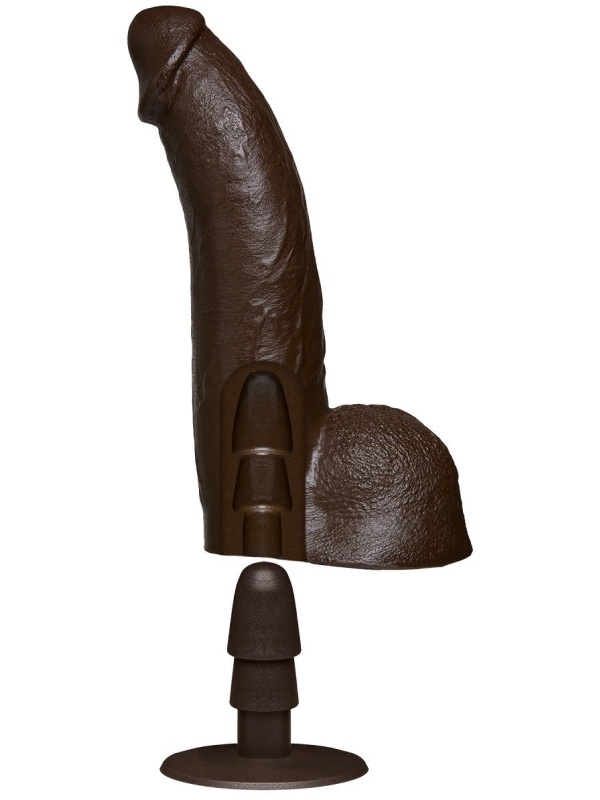 Реалистичный фаллоимитатор Mr. Marcus  9  R5 Cock & Balls - 22,86 см.