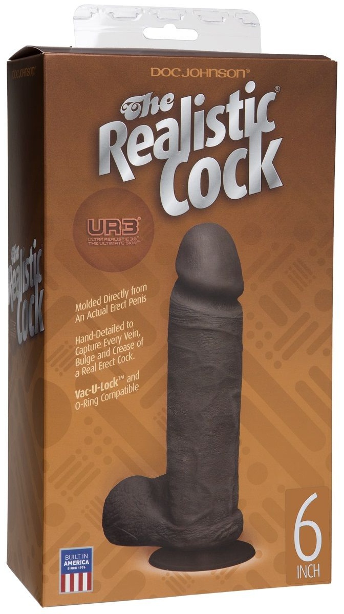 Реалистичный фаллоимитатор The Realistic Cock ULTRASKYN 6” - 17,3 см.
