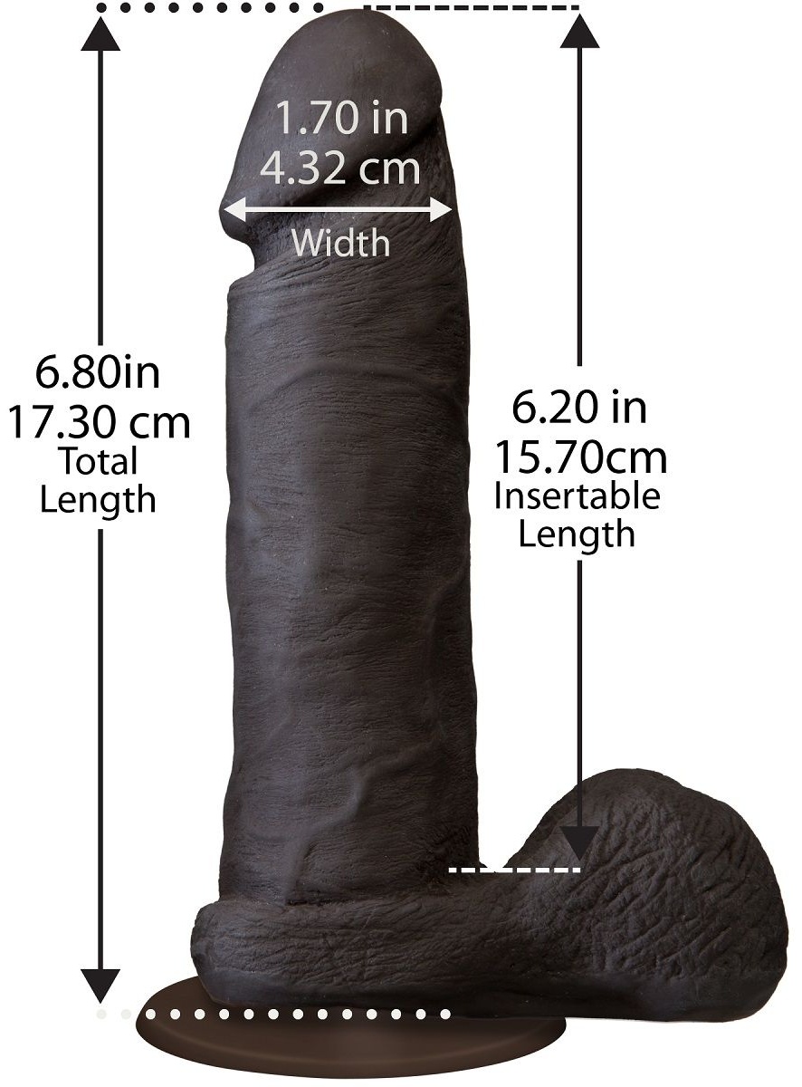 Реалистичный фаллоимитатор The Realistic Cock ULTRASKYN 6” - 17,3 см.