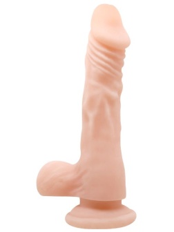 Фаллоимитатор с мошонкой New Look - 21,6 см.