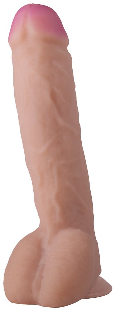 Крупный фаллоимитатор на присоске - 23,5 см.