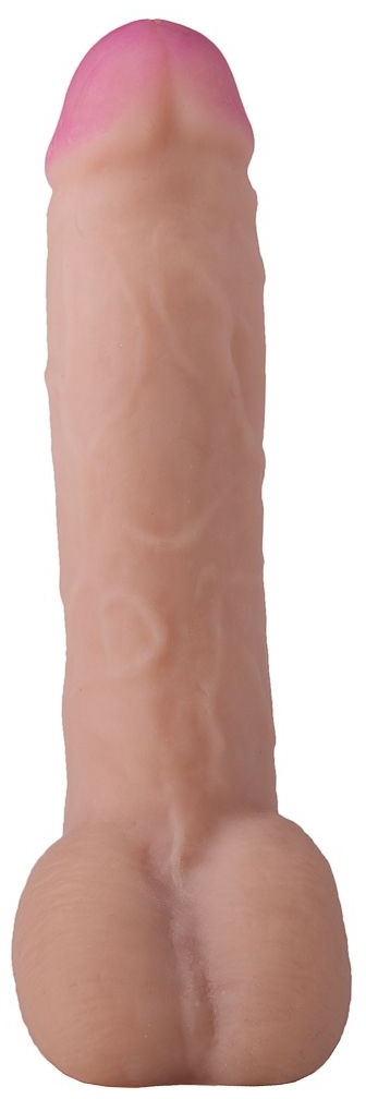 Крупный фаллоимитатор на присоске - 23,5 см.