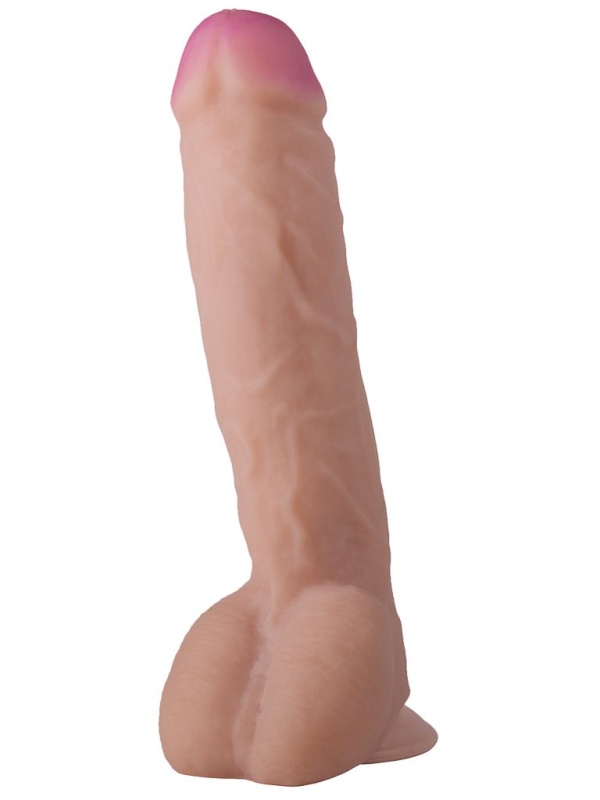 Крупный фаллоимитатор на присоске - 23,5 см.