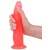 Розовый фаллоимитатор без мошонки с присоской - 17 см.