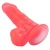 Розовый стимулятор в форме фаллоса на присоске - 15,5 см.