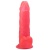 Розовый стимулятор в форме фаллоса на присоске - 15,5 см.