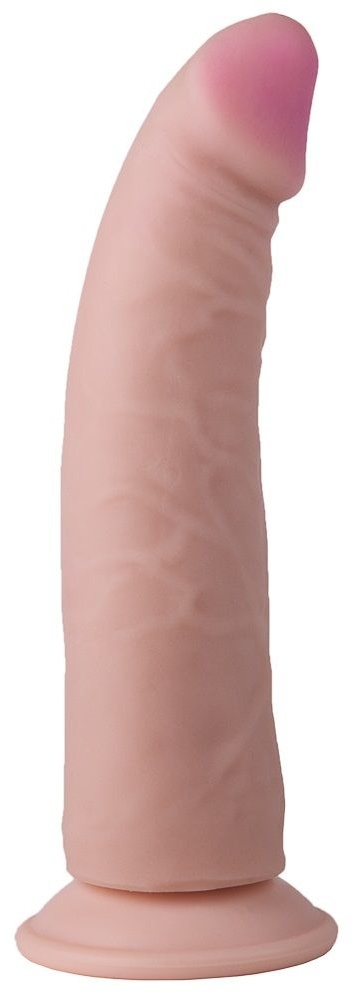 Фаллоимитатор из реалистичного материала на присоске - 17,5 см.