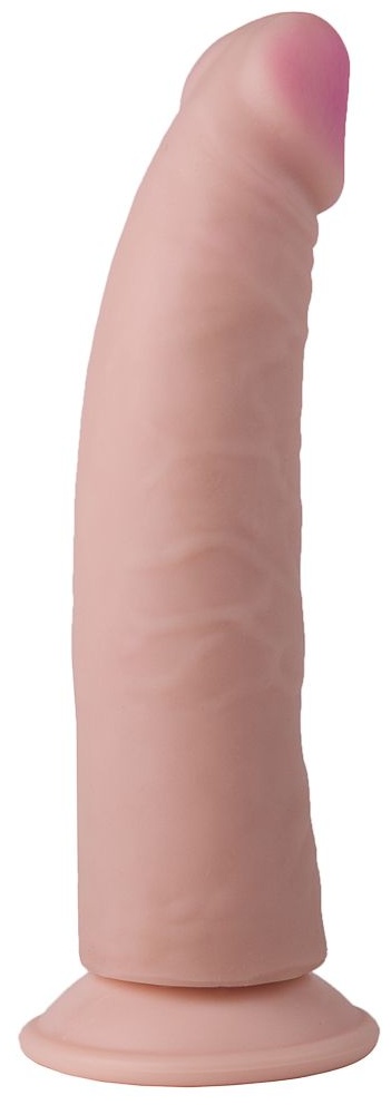 Фаллоимитатор из реалистичного материала на присоске - 17,5 см.