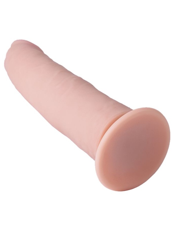 Фаллоимитатор из реалистичного материала на присоске - 17,5 см.