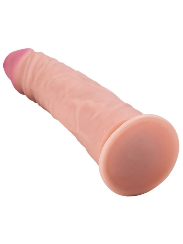 Реалистичный дилдо на подошве-присоске - 22,8 см.