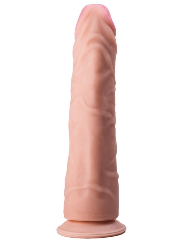 Реалистичный дилдо на подошве-присоске - 22,8 см.
