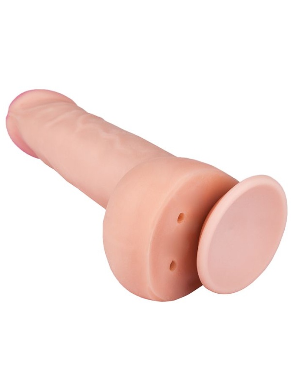 Фаллоимитатор на присоске средних размеров - 21 см.