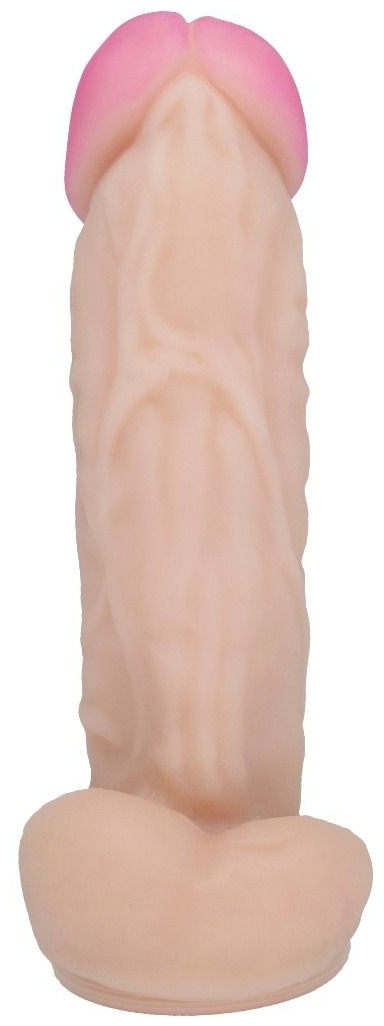 Крупный фаллоимитатор на присоске - 21,5 см.