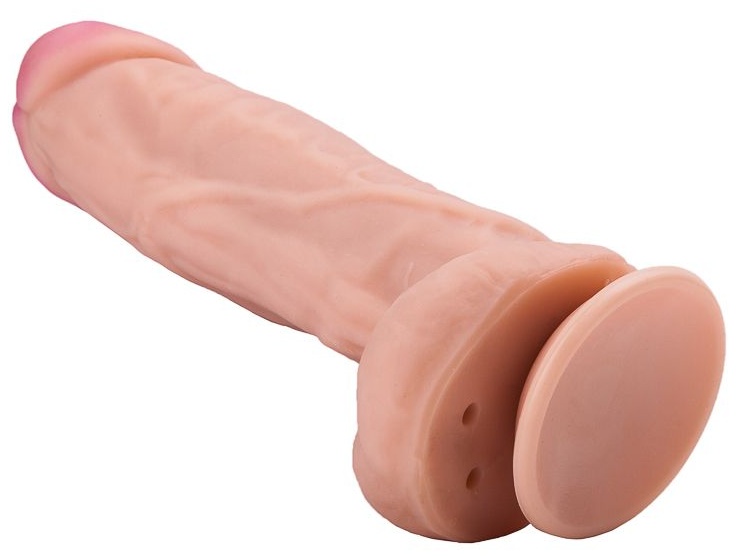 Крупный фаллоимитатор на присоске - 21,5 см.