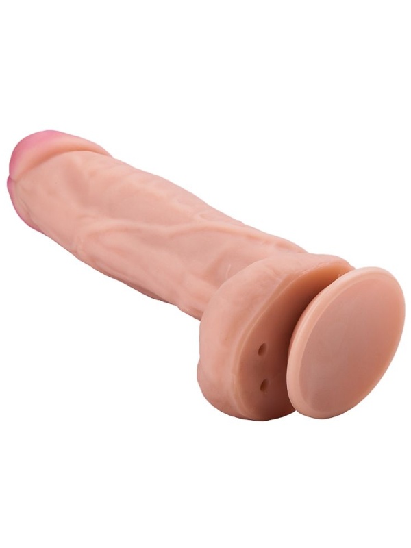 Крупный фаллоимитатор на присоске - 21,5 см.