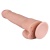 Фаллоимитатор с мошонкой на присоске - 21,3 см.