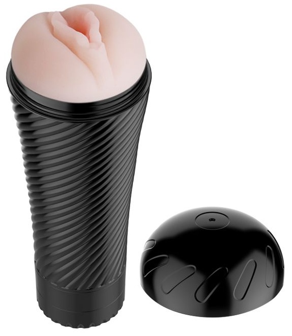 Мастурбатор-вагина с многоуровневой вибрацией Pink Pussy