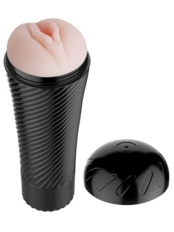 Мастурбатор-вагина с многоуровневой вибрацией Pink Pussy