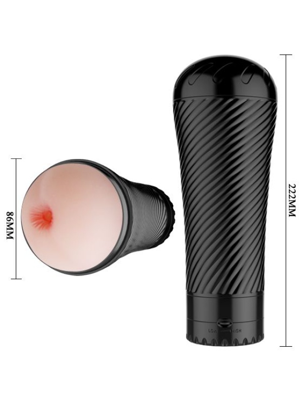 Мастурбатор-анус с многоуровневой вибрацией Pink Butt