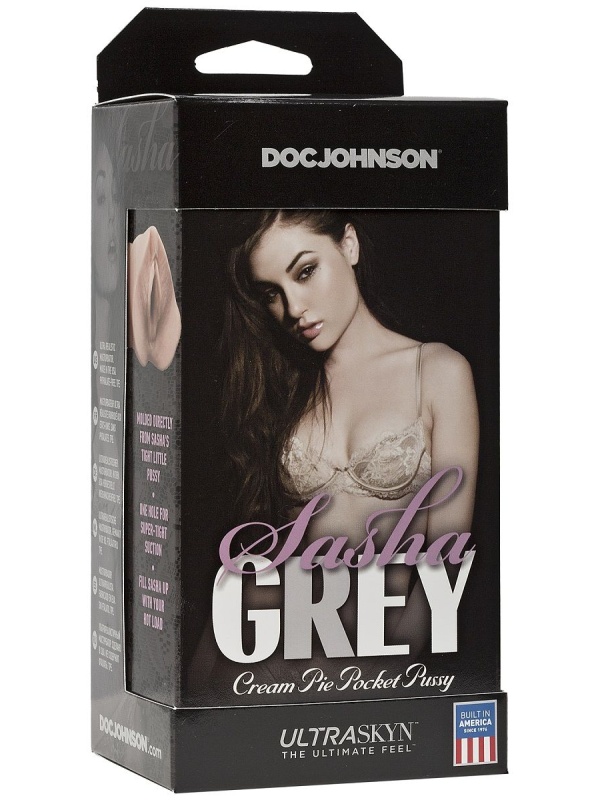 Мастурбатор-вагина Sasha Grey UltraSKYN Cream Pie Pocket Pussy