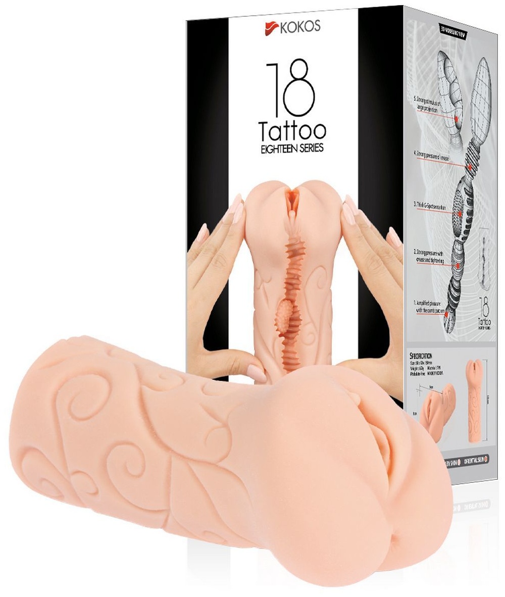 Мастурбатор-вагина Tattoo без вибрации