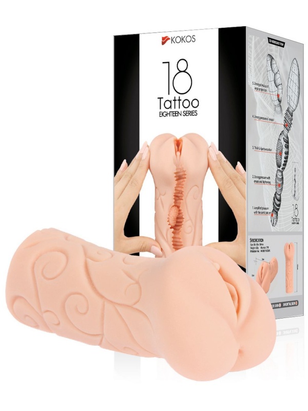 Мастурбатор-вагина Tattoo без вибрации