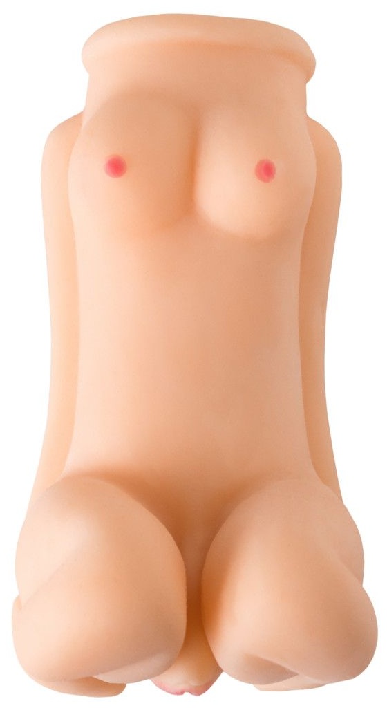 Фигурный мастурбатор в форме девушки с сжатыми ножками