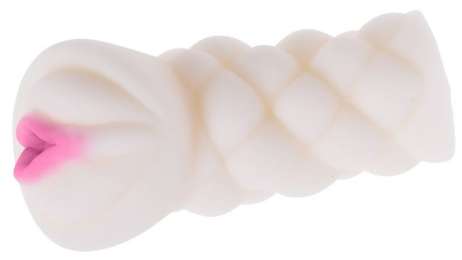 Рифленый мастурбатор-вагина