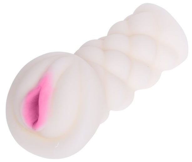 Рифленый мастурбатор-вагина