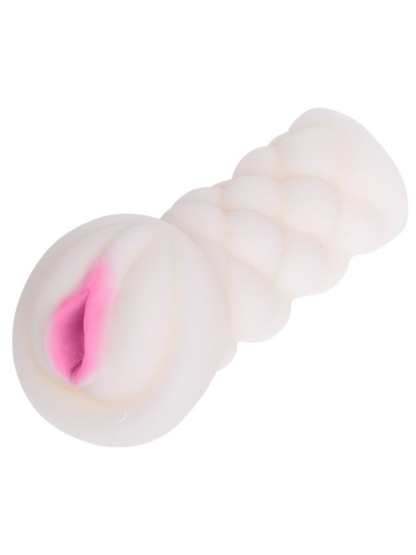 Рифленый мастурбатор-вагина