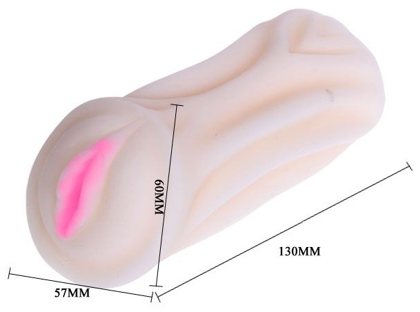 Эластичный мастурбатор-вагина