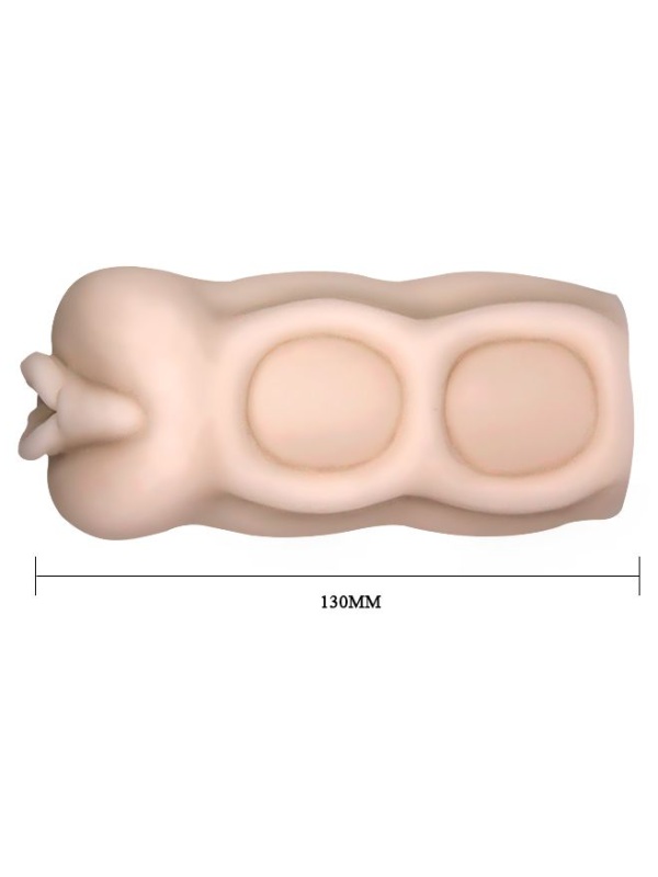 Упругий мастурбатор-вагина