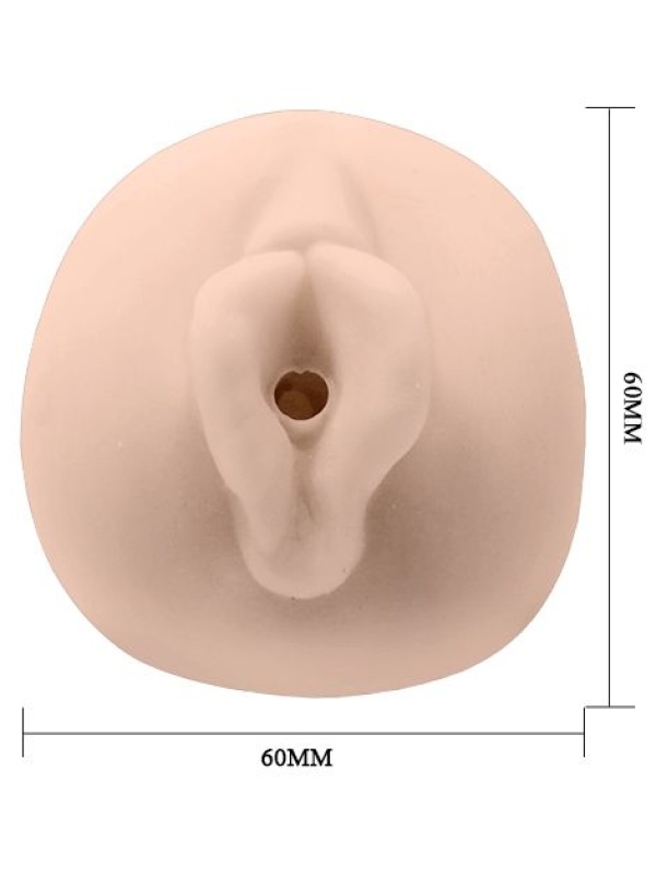 Упругий мастурбатор-вагина