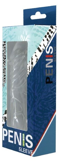 Прозрачная насадка с закрытой головкой - 14 см.