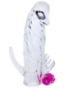 Насадка с закрытой головкой и вибрацией - 13 см.