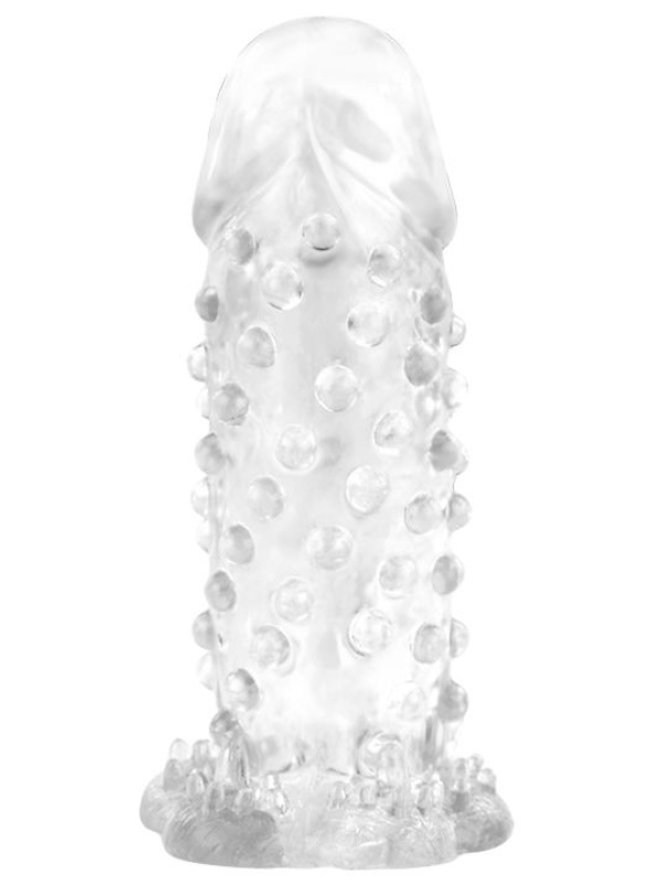 Насадка удлинитель с пупырышками и усиками - 13 см.