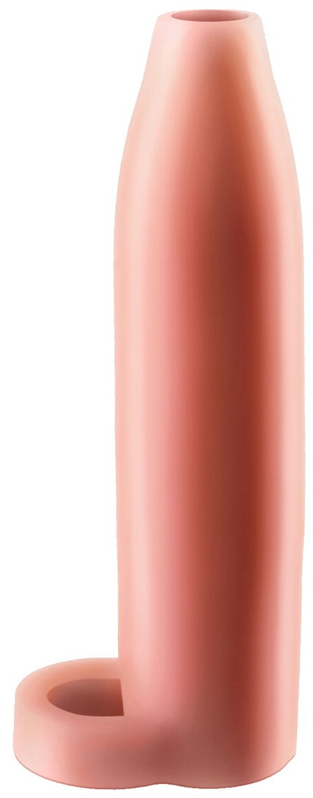 Телесная насадка Real Feel Enhancer XL - 17 см.