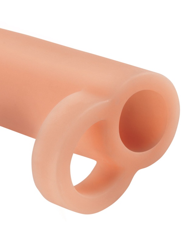 Телесная насадка Real Feel Enhancer XL - 17 см.