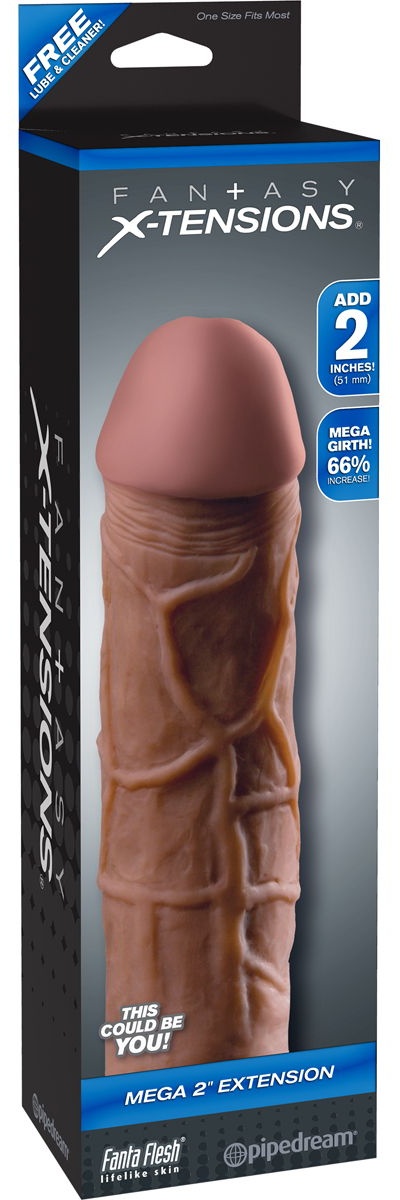 Коричневая насадка Mega 2  Extension - 20,3 см.