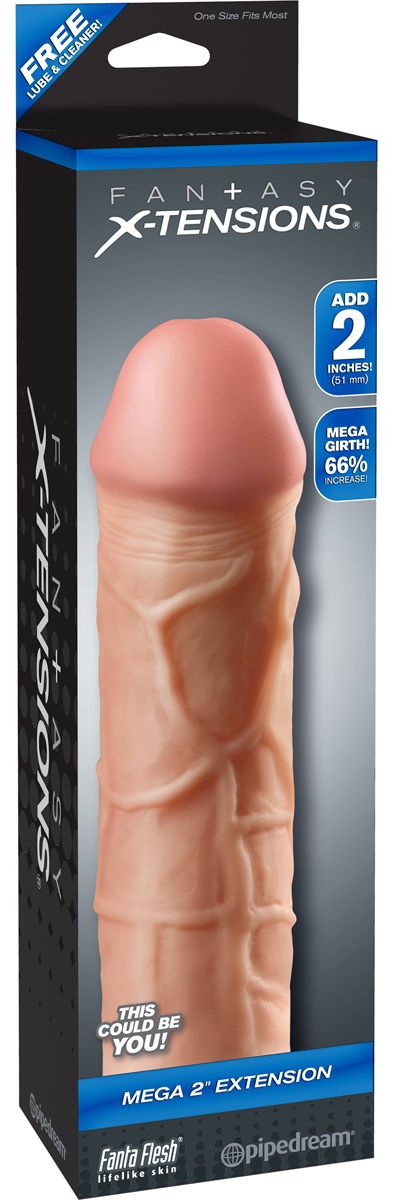 Телесная насадка Mega 2 Extension - 20 см.