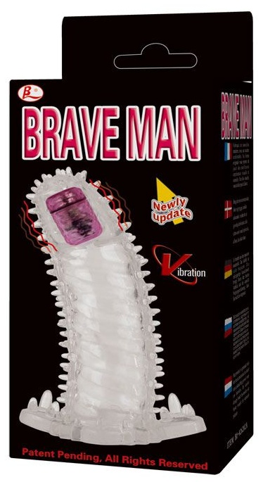 Насадка-удлинитель с пупырышками, усиками и вибропулькой