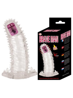 Насадка-удлинитель с пупырышками, усиками и вибропулькой