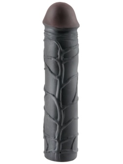 Чёрная удлиняющая насадка MEGA 3 EXTENSION - 22,8 см.