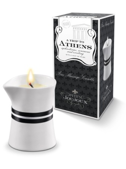 Массажное масло в виде малой свечи Petits Joujoux Athens с ароматом муската и пачули